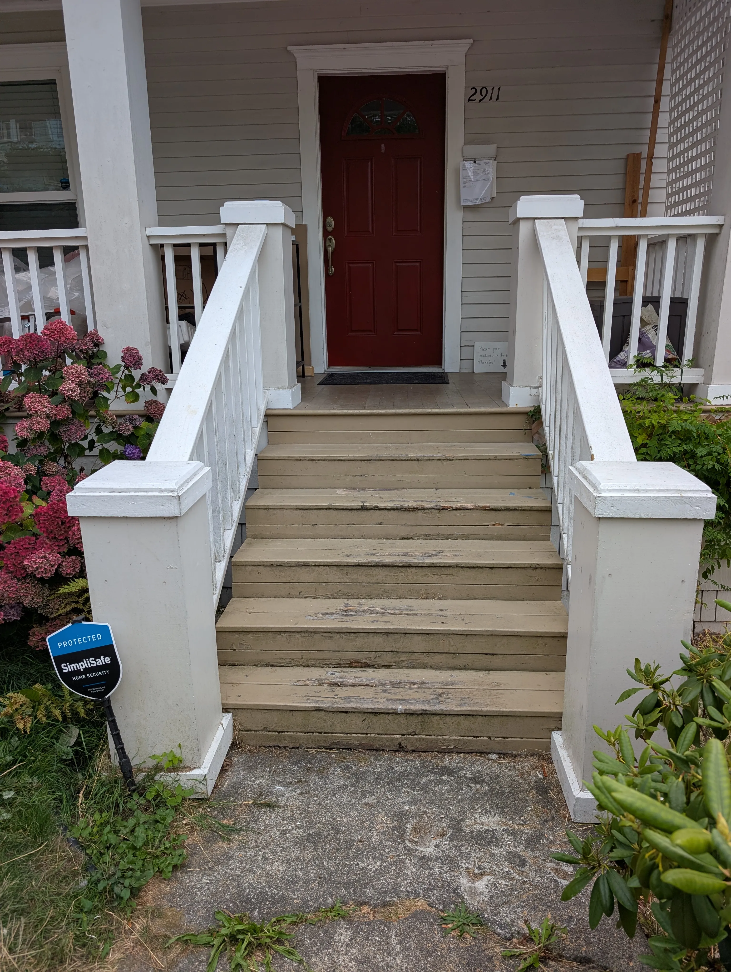 Replace porch treads and risers 1